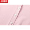 Hengyuanxiang Women's Summer Round Neck Solid Color Short Sleeve T-Shirt