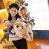 Long Cartoon Shiba Dog Plushie Pillow Stuffed Animals Pillows Cute for Sleeping Hugging Soft Toy Kids Adults Gift