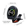 Meideal Guitar Tuner Clip On with Beat Function Portable Guitar Tuner Rotating Clip for Chromatic Guitar Bass Violin Ukulele