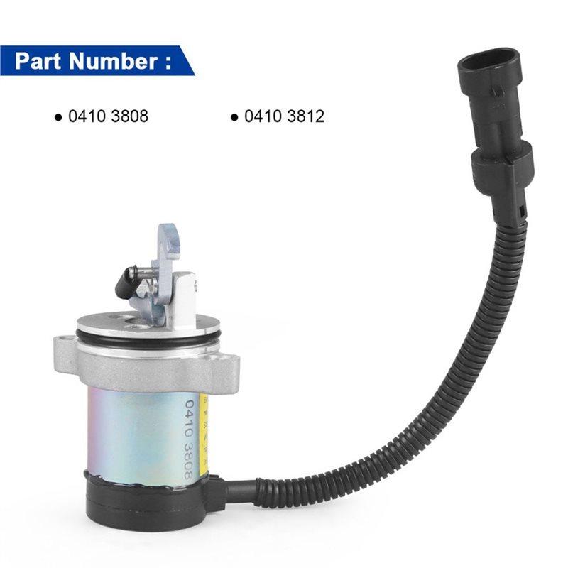 

A11M-For Deutz F3L F3M F4L F4M 1011 2011 Engine 12V Fuel Shut Off Solenoid 04103808 04103812 6889272 240-22121 Stop Solenoid