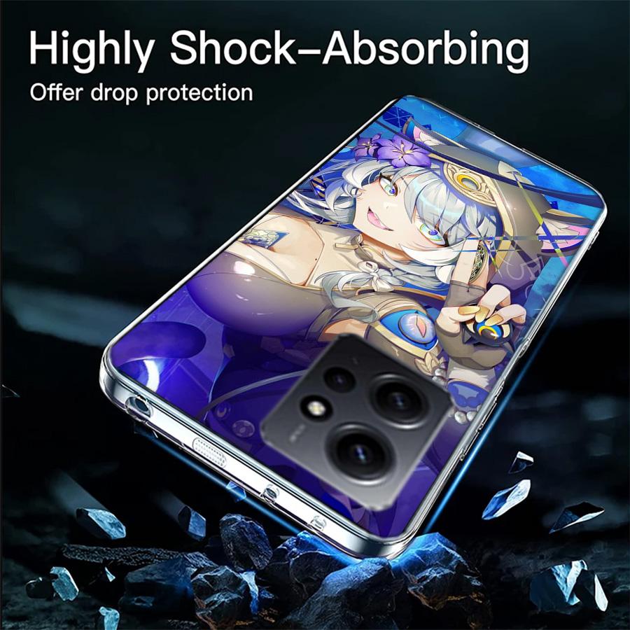 Honkai Star Rail Cipher Phone Case For Redmi 12 13C 12C 15C 9 10 10C Note 13 Pro Plus 14 15 Pro 9T 9C 9A TPU Soft Cover Clear Ce