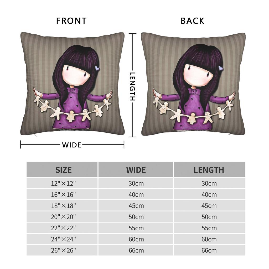 S-Santoro Gorjuss-MT Dream Girl Kissenbezug Design Kissenbezug Vintage Kissenbezug Für Büro Auto Heimdeko