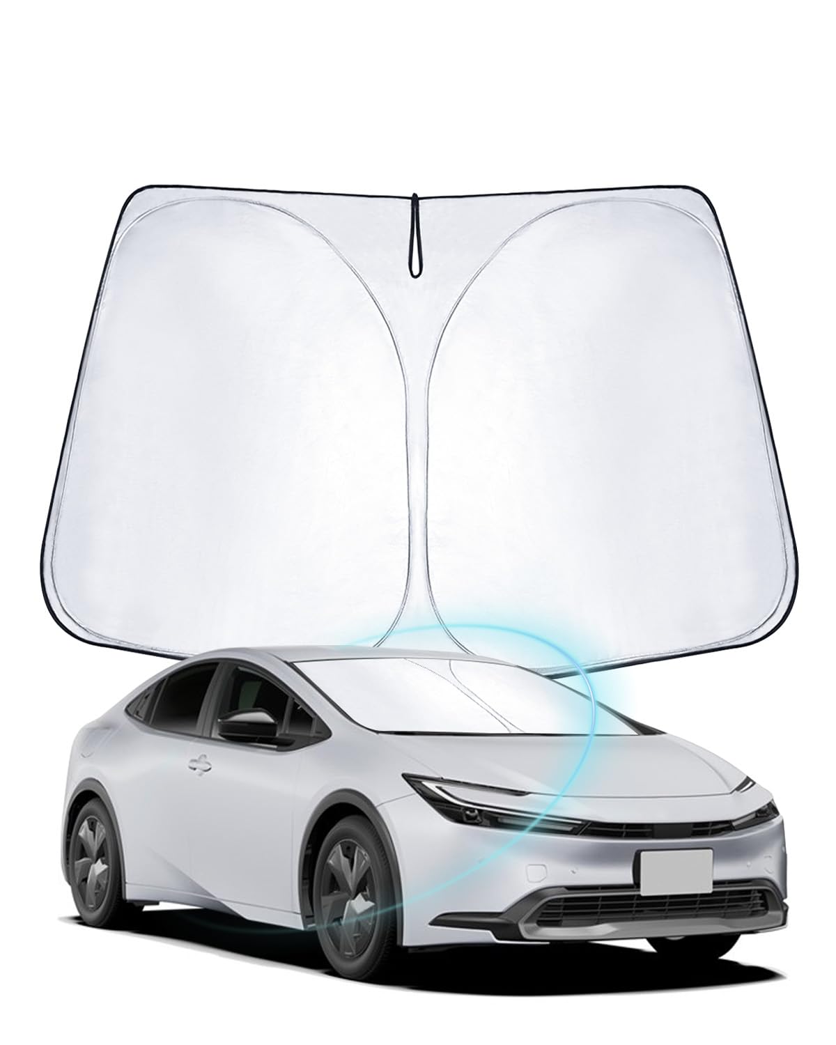 WEIPIN New Toyota Prius 60 Series Sunshade Front Interior Part PHEV Car Sunshade for Windshield Light Heat UV for Car New Prius 60 Series Prius