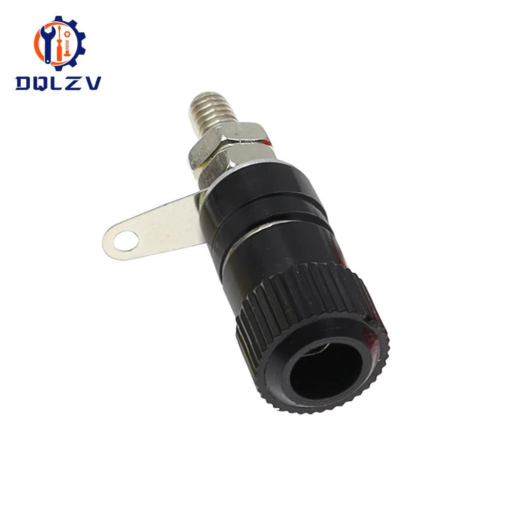 Terminal Blocks JS-910B 4mm Amplifier Terminal Connector Binding Post Banana Plug Jack Mount