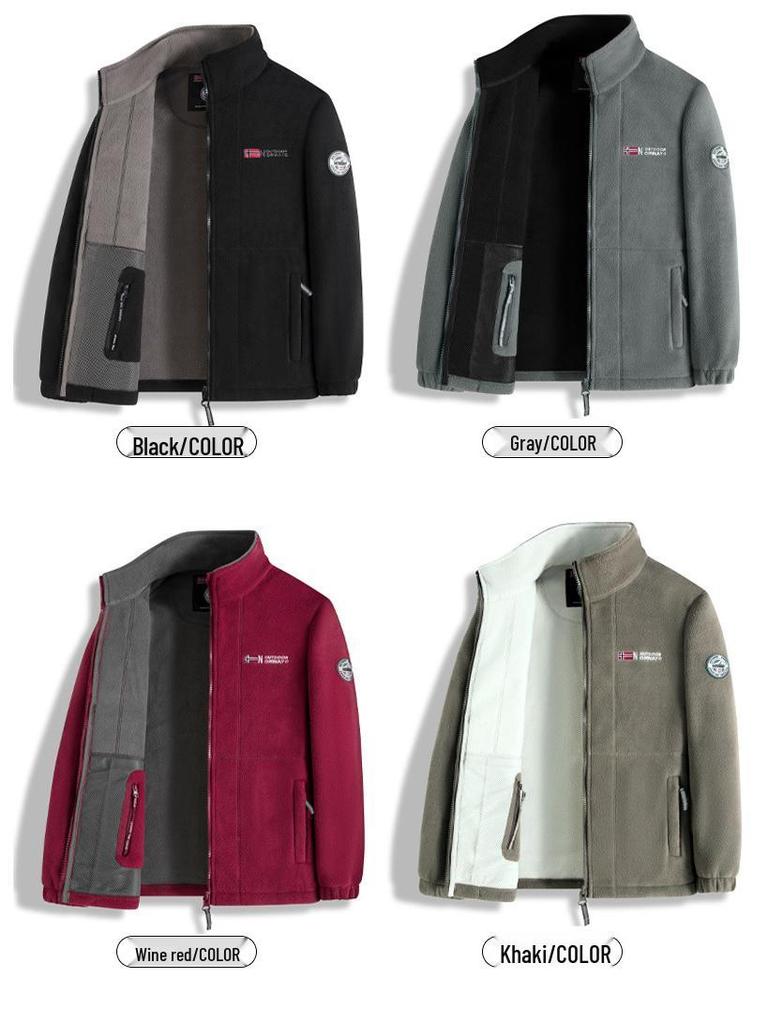 Functional Fleece Jacket: Warm Outdoor Protection for Autumn & Winter, Available In Plus Sizes - Norway Ready!