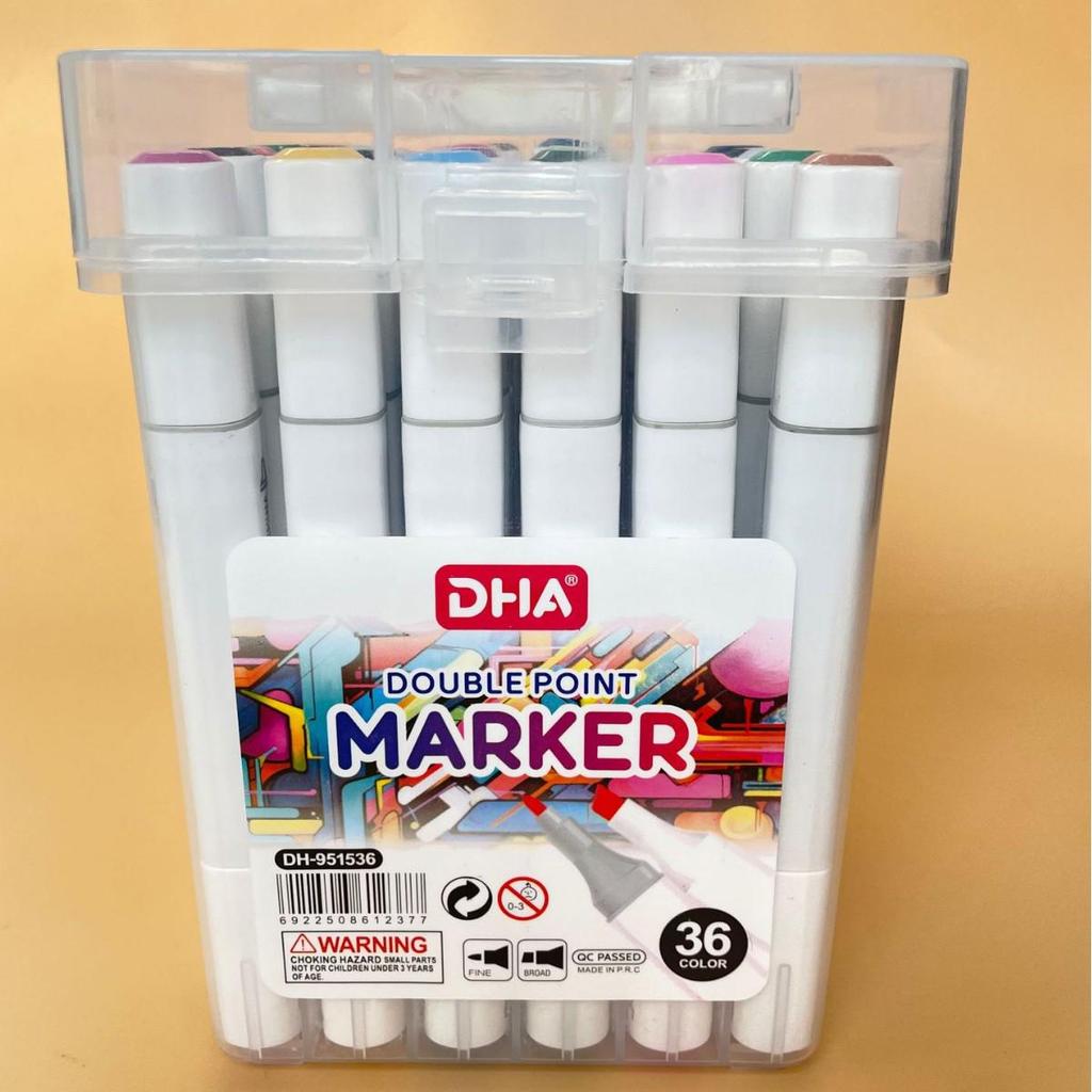 Double-Ended Quick-Dry Oily Markers: Student Watercolor & Children's Outlining Set