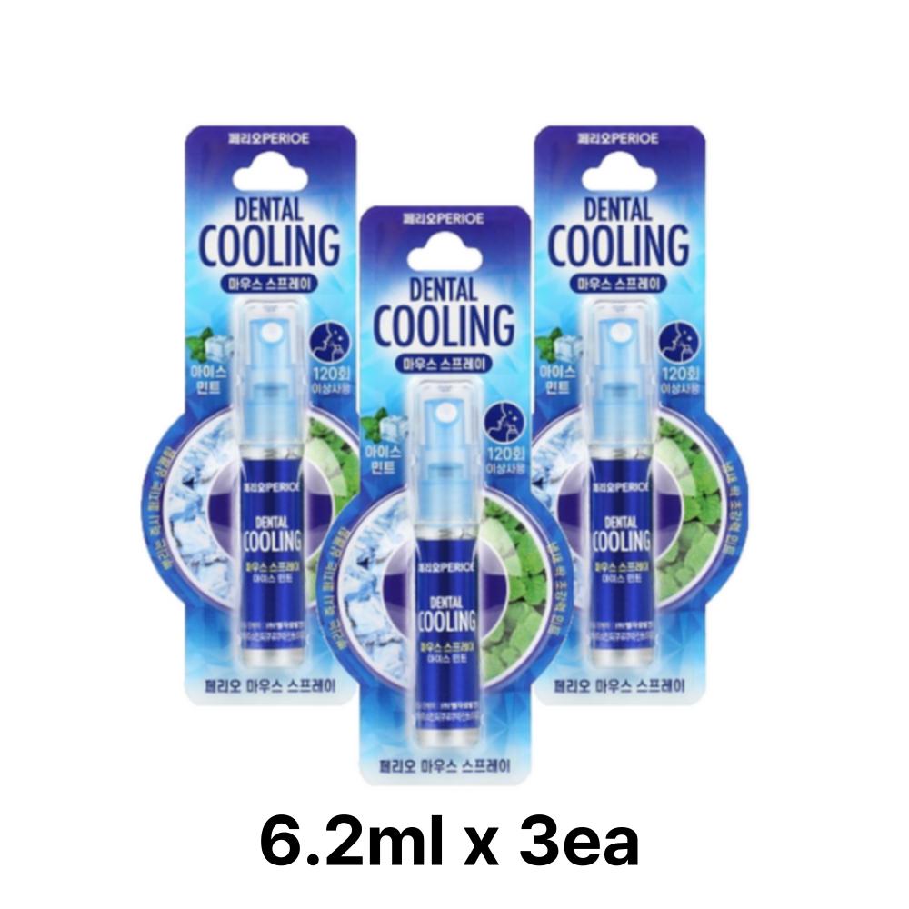 

Perioe Охлаждающий спрей для полости рта Dental Ice Mint 6,2 мл × 3