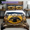 3pcs Duvet Cover Set (1*Duvet Cover + 2*Pillowcase, Without Core), AEK Athens FC Print Bedding Set, Bedroom Decor, All‑Season, Birthday Gift