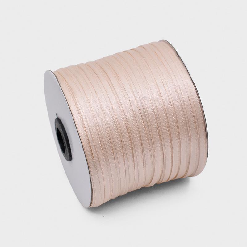 0.3cm Encrypted Polyester Satin Ribbon for Clothing and DIY Accessories