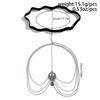 Womens Layered Metal Tassels Leg Chain Lace Thigh Belt Adjusted Elastic Thigh Chain Party Beach Holiday Body Jewelry