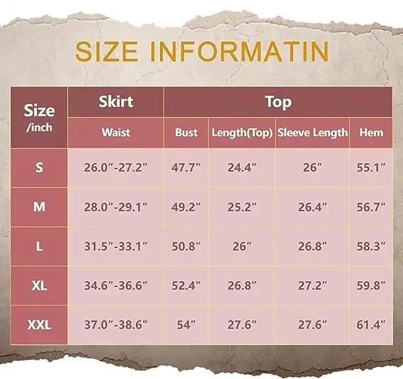Medieval Medieval Retro Womens Pirate Costume Cosplay Renaissance Blouse Tops Corset Waist Belt Pirate Skirt Pirate Halloween