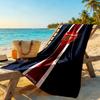 Asciugamano da Spiaggia Logo Arsenal Asciugatura Rapida Morbido Microfibra Confortevole Leggero Portatile per Nuoto, Spiaggia, Campeggio, Viaggio, Accessori da Spiaggia, Palestra