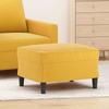349299 vidaXL Footrest Yellow 60x50x41 Cm Velvet