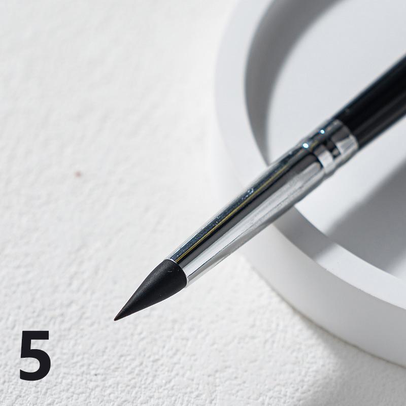 

Black Silicone Eyeliner Brush Blade Multi-Purpose Eyebrow Lipstick Brushes Easy To Use Nail Painting Pen Eyes Shaping Makeup 5