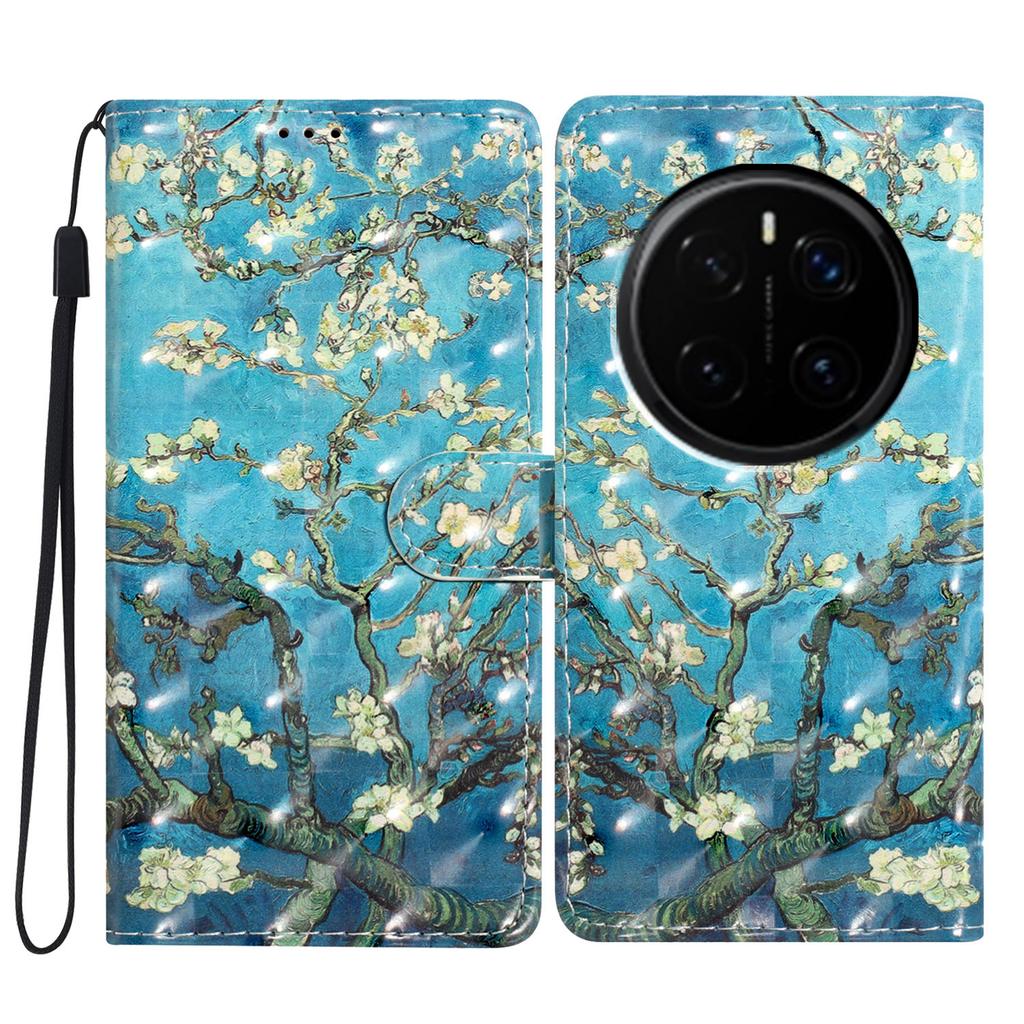 3D Pattern PU Leather Phone Wallet Case for Huawei P20 lite,P30 lite,Huawei Y6 (2018),Y7a,Honor 10 Lite,Honor 9 Lite,Honor X8a,Honor X6a...