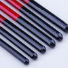 6-Piece Hog Bristle Fan Brush Set for Gouache, Watercolor & Oil Painting