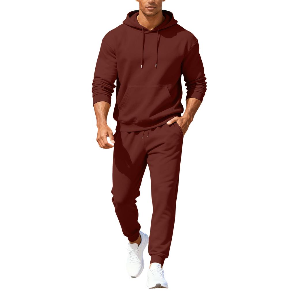 Men's Fall/Winter Hooded Sports Set