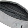 Mizuno COLORE Waist Popular Waist Bag for Outdoor and Crossbody Antibacterial and Light Gray Pouch, Activities, Travel, Work, Bag, Antiviral,
