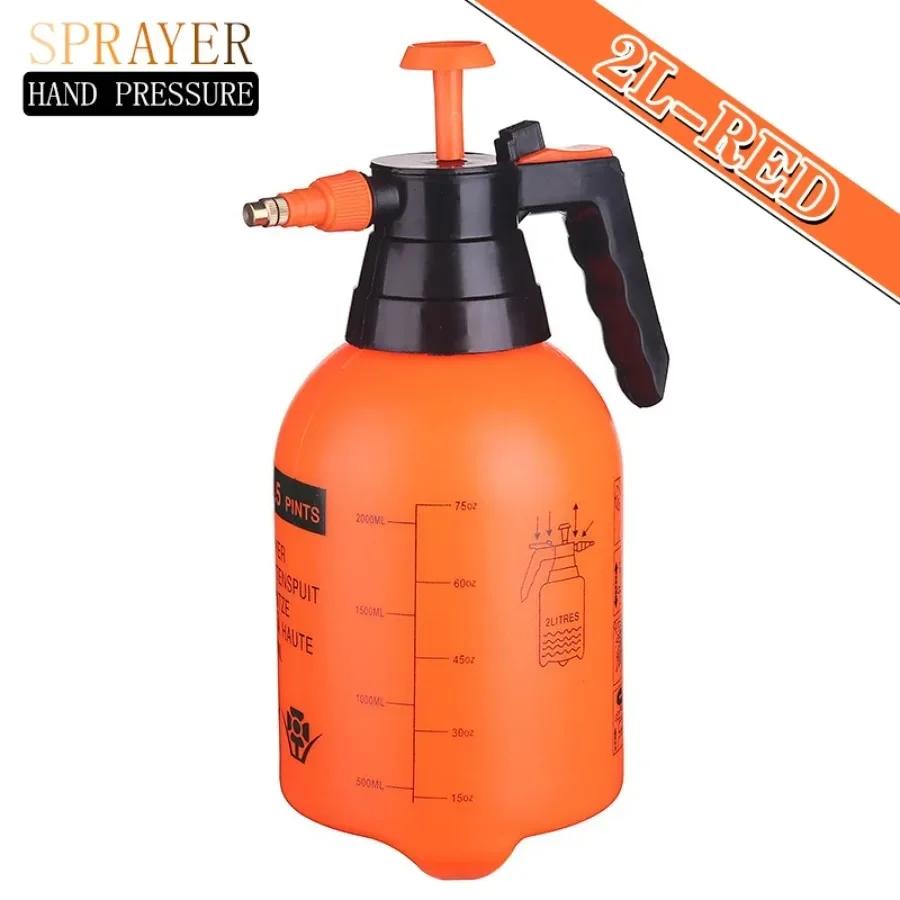2L Hand Pressure Sprayer | Air Pump Spray Bottle for Gardening/Car Cleaning/Disinfection | Leak-Proof, Adjustable Nozzl