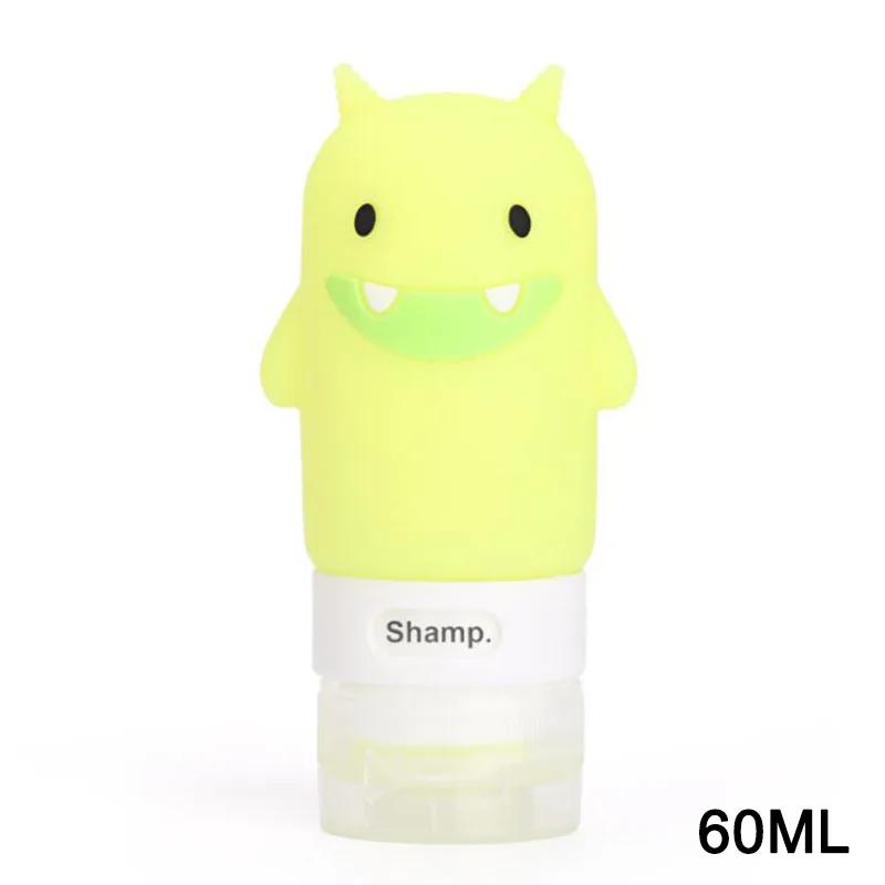 1 Stück Tragbarer Niedlicher Cartoon Bär Pinguin Tier Silikon Reiseetui Organizer Shampoo Duschgel Lotion Aufbewahrung Nachfüllbare Flasche