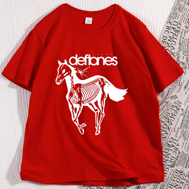 

Vintage Horse Graphic T Shirts Y2K Music Concert Tshirt Short Sleeve Round Neck Loose Streetwear Tshirt Trendy Mens Clothes S