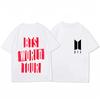 BTS World Tour Y2K Family Matching T Shirts BT21 Kpop Merch Cute Cotton Casual Short Sleeve Tops for Couple Parent Kid