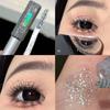 Diamond Glitter Mascara - Long-lasting, Thick, Curled, Sweat-Proof, Smudge-Proof, Fine Shimmer, Root-by-Root Application.