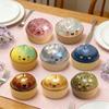 Baozi de Cristal Caliente Adorno para Aliviar el Estrés Forma de Comida Rebote Lento Squishy Fidget Decoración Figuras para el Hogar y la Habitación Regalos Divertidos