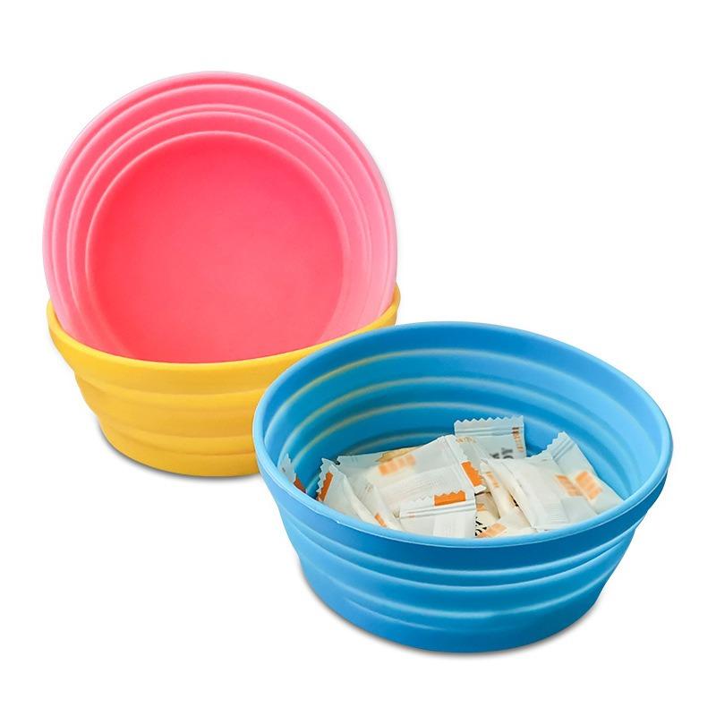 Portable Travel Silicone Bowl: High Temperature Resistant Internet Celebrity Picnic Supplies for Camping Lunch Box 517 Reviews