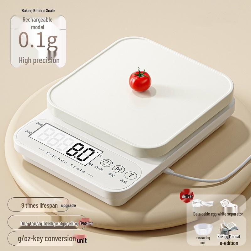 Accurate Electronic Kitchen Scale for Baking and Food Weighing