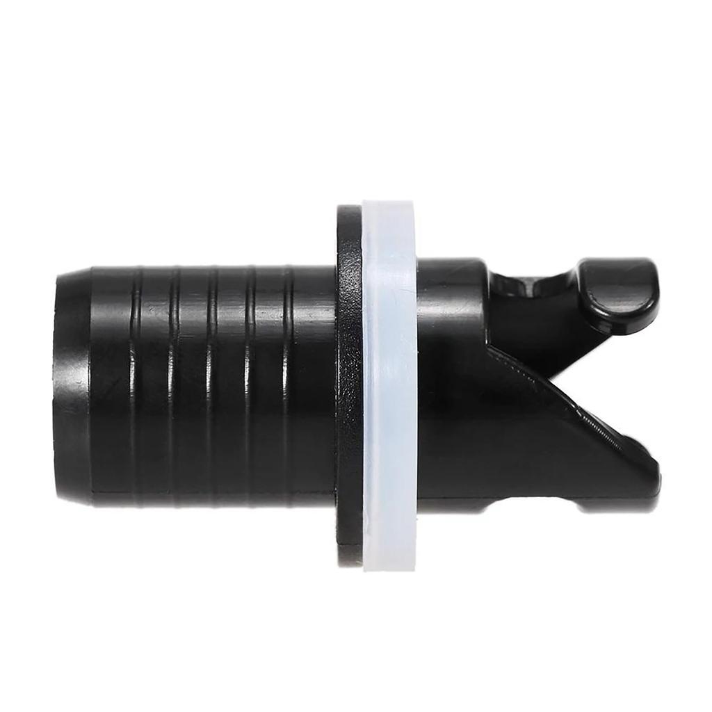 2Pcs Air Valve Adapter Connector Inflatable Kayak Dinghy Air Valve Adapter Foot Pump Canoes Boat Foot Pump Hose Adapter