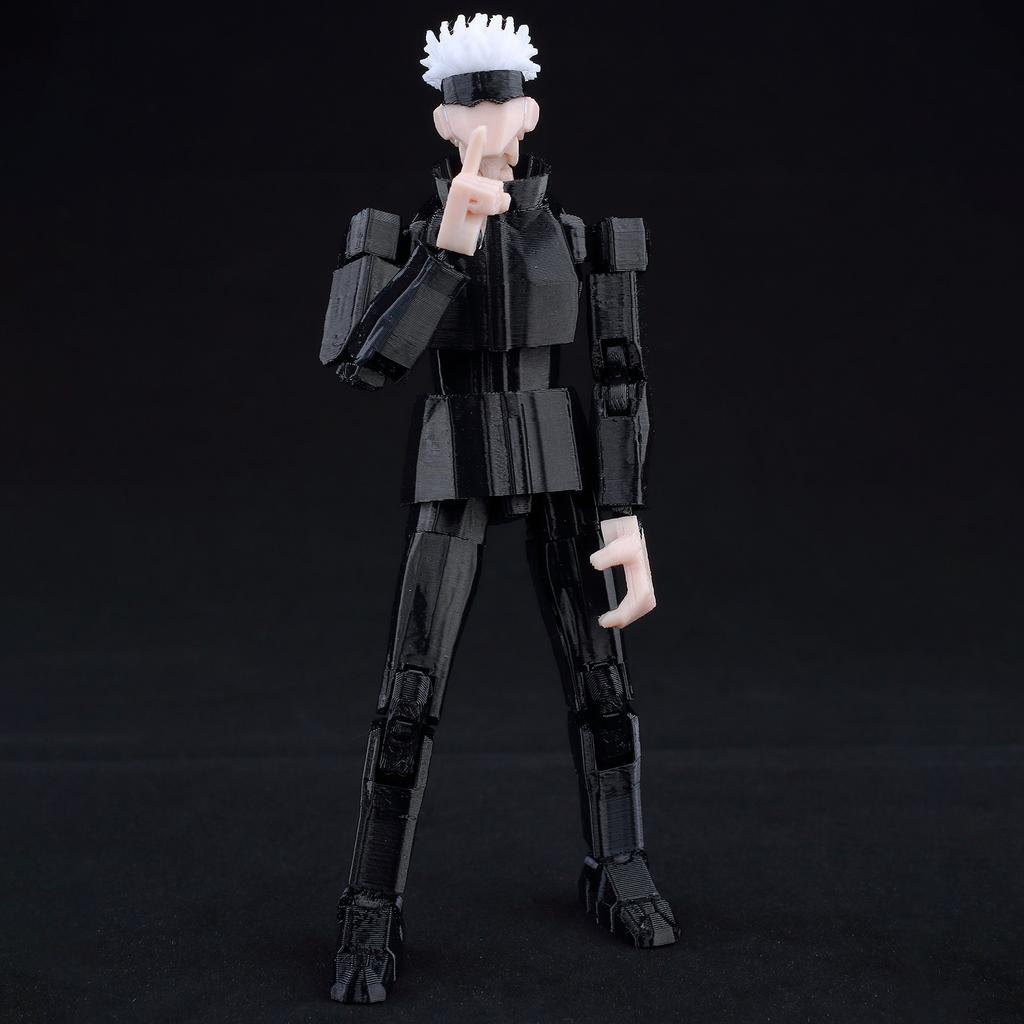 9L 3D Jujutsu Kaisen Figure Titan 13 Anime Gojo Black Outfit Model Lucky 13 Model Dummy 13 Anime Multi-Jointed Poseable Toys