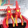 LAOA Multifunktionaler isolierter Drahtschneider Hochspannungstolerant 1000V Elektrikerwerkzeug mit solider Spitzzange
