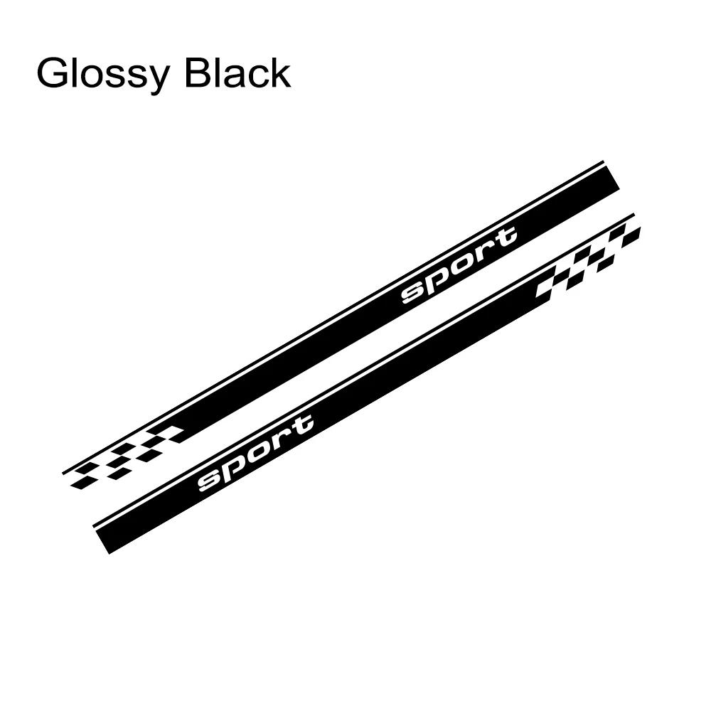 Car Side Door Sticker Vinyl Decal Sport Racing Stripes Graphics Accessories For Volkswagen Up Hatchback Eco VW Cross up Mii