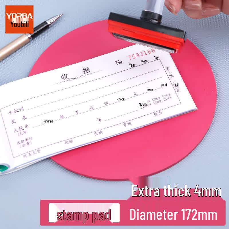 Youbili Round Rubber Stamp Pad