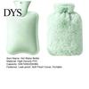 Hot Water Bottle with Washable Cover Plush Cover, 500/1000/2000ML Leak-proof Bag, Cold Compress Pouch for Shoulder, Back, Hand, Legs, Period