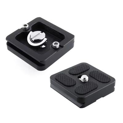 DSLR Camera Quick Release Plate 40mm Quick Release Plate Aluminum Adapter 1/4inch Screw Mount for Camera Tripod