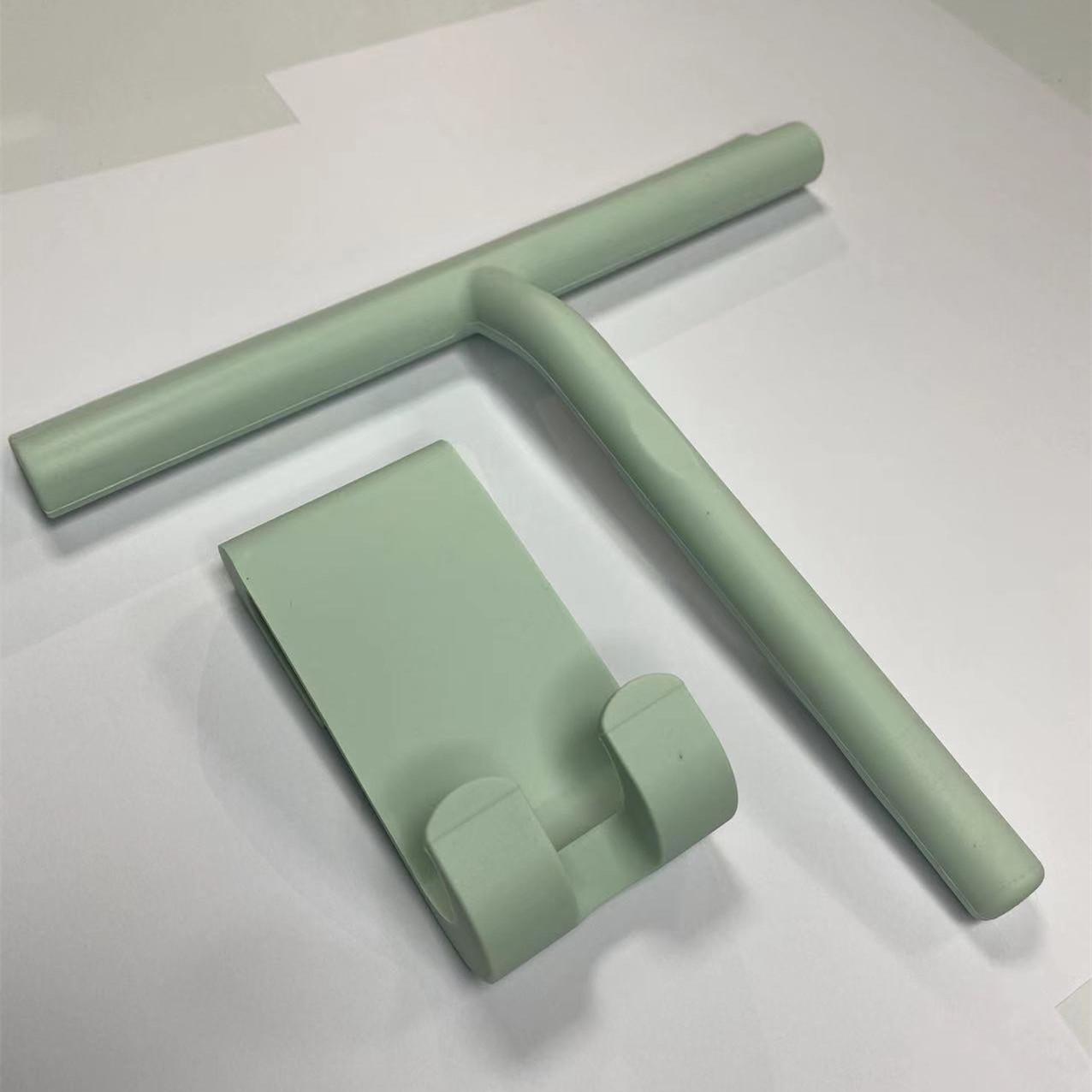 

Скребок для душа, скребок для очистки стекла, вешалка для мытья дворника, пол, чистка окон, бытовая вода, настенное зеркало с ручкой зелёный