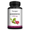 Cápsulas Premium de Berberina 1200mg para Suporte ao Bem-Estar Metabólico e Antioxidante 120 Cápsulas