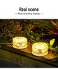 Solar Glass Ice Brick Lamp for Outdoor Walkways and Gardens