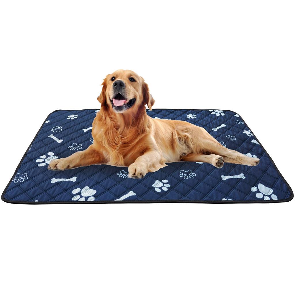 1pcs Dog Pee Pad Reusable Washable Cat Urine Mat Car Seat Floor Sofa Four Layer Waterproof Puppy Cat Training Supplies Multi Purpose Pet Cushion