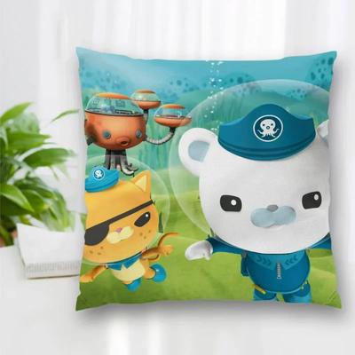 New Octonauts Cartoon Pillow Slips With Zipper Bedroom Home Office Decorative Pillow Sofa Pillowcase Cushions Pillow Cover