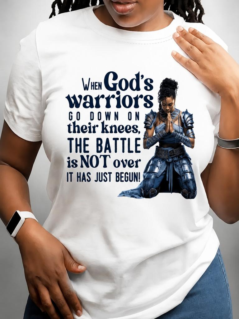Women' Faith Armor T-Shirt - Soft Suitable for, Loose Fit Short Sleeve Round Neck Tee, Machine Washa