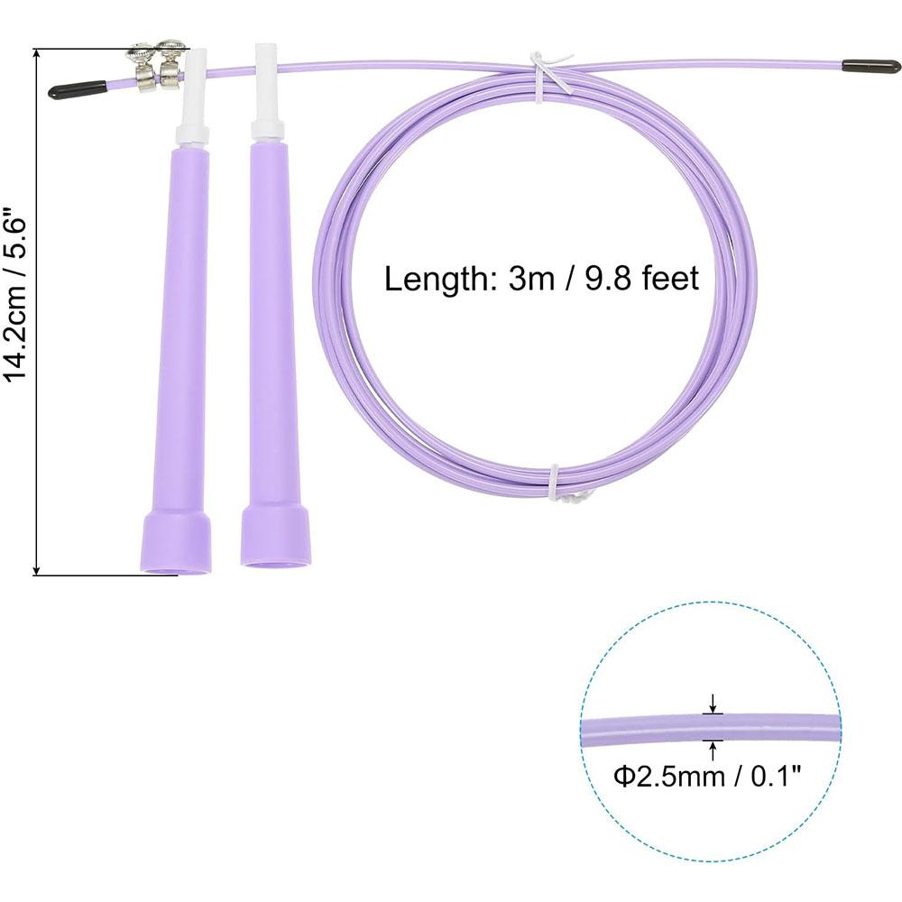 Speed Jump Rope, Adjustable Speed Skipping Rope Tangle-Free Fast Jump Rope