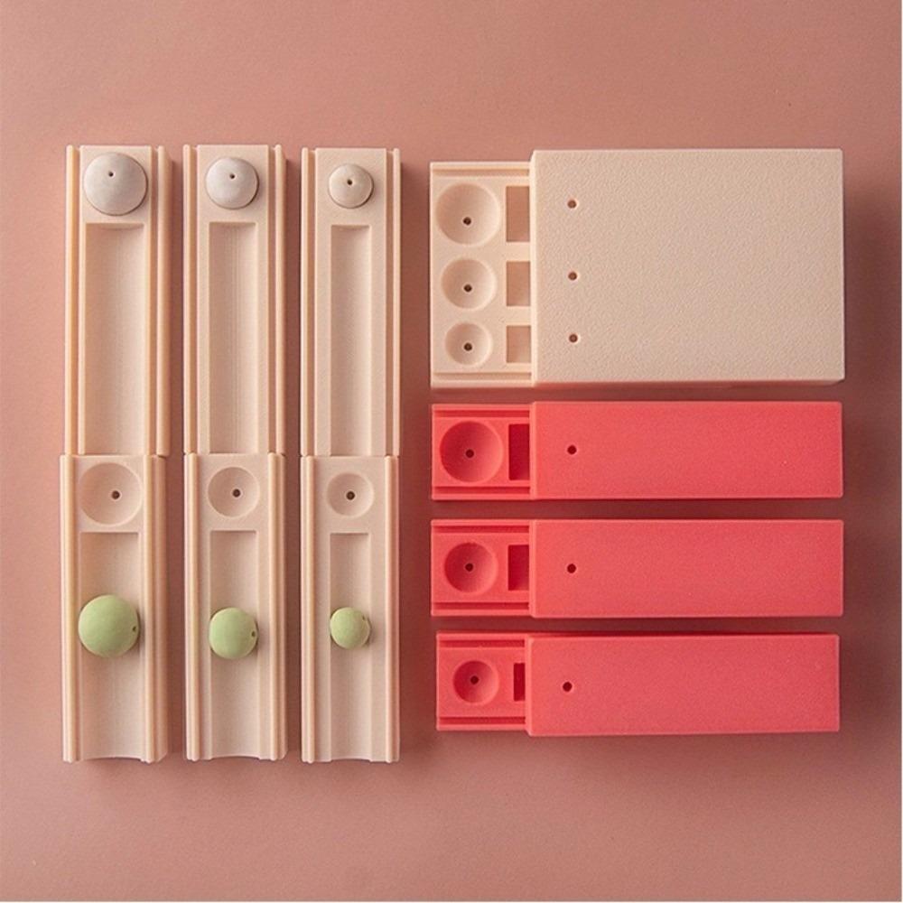 with Hole Punch Clay Bead Maker Tool DIY Jewelry Earrings Necklaces Round Ball Shaping Mold Auxiliary Tool Clay Ball Punching