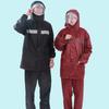 Full Body Raincoat And Rainpants Suit for Electric Bicycle & Motorcycle Reflective Split Design for Takeaway Riding Storm Protec
