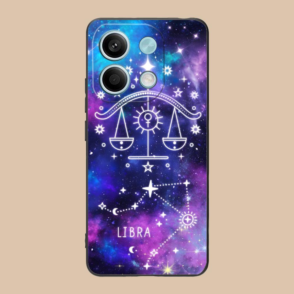 Zodiac Sign Libra Phone Case for POCO F8 F7 F6 F5 F4 F3 F2 Pro GT C75 C71 C65 C61 C40 Pro Ultra Soft TPU Shockproof Cover