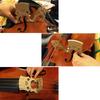 Wood Cello Bridge Musical Accessories Ergonomic Cello Bridge for 1/2 3/4 4/4 Instruments Superior Tone Projection Design