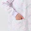 Pajamas with a Warm Long Sleeves and and Brushed Fleece Lining Women's Ultra-warm Collar, Pants,