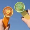 Portable Handheld Fan, Operated Rechargeable Personal Fan,  For Outdoor Travel Activities-Green